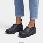 Women WONDERCLOG Waterproof Rubber Clogs Fitflop 882F341 Midnight Navy - Image 2