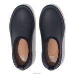 Women WONDERCLOG Waterproof Rubber Clogs Fitflop 882F341 Midnight Navy - Image 4