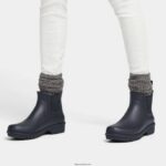 Women WONDERWELLY Chelsea Rain Boots Fitflop 882F304 Midnight Navy - Image 2