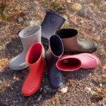 Women WONDERWELLY Short Wellington Boots Fitflop 882F313 Midnight Navy - Image 4