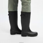 Women WONDERWELLY Tall Wellington Boots Fitflop 882F314 All Black - Image 2