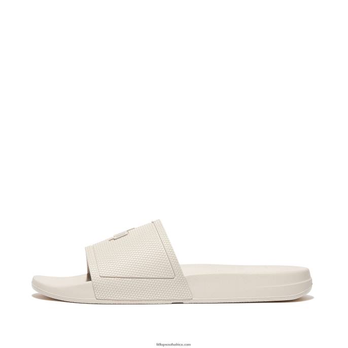 Men IQUSHION Pool Sliders Fitflop 882F206 Stone Beige