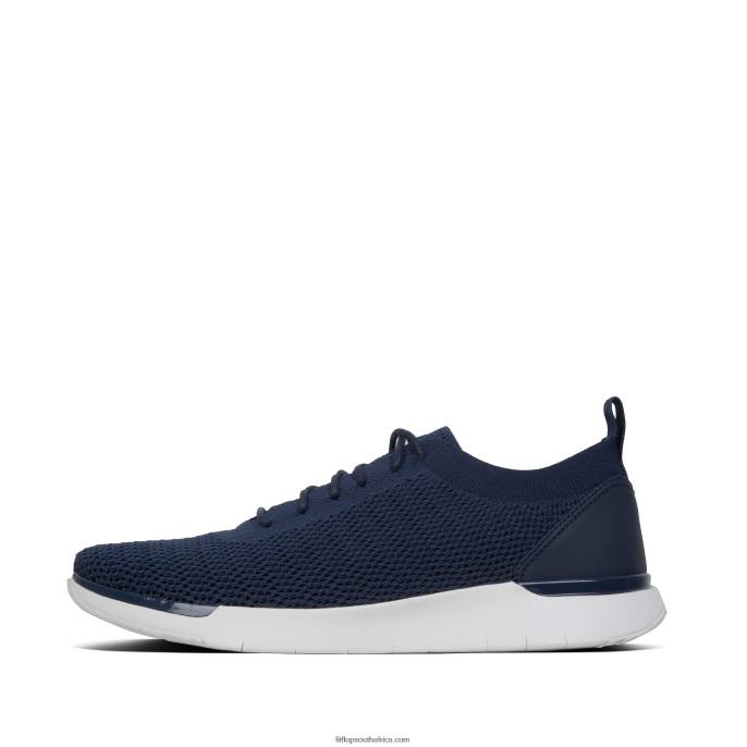 Men FLEXKNIT Trainers Fitflop 882F351 Midnight Navy