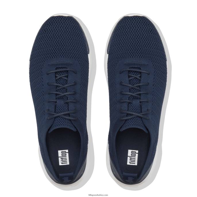 Men FLEXKNIT Trainers Fitflop 882F351 Midnight Navy