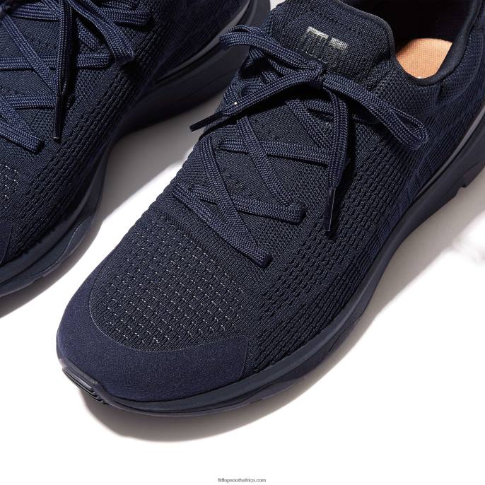 Men VITAMIN FFX Knit Sports Trainers Fitflop 882F352 Navy Mix