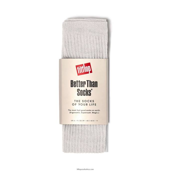 Women BETTER THAN SOCKS Ergonomic Knee Socks 1 Pair Fitflop 882F311 Silver Cloud