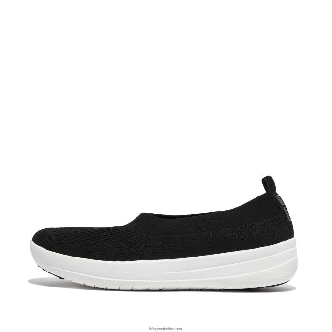Women UBERKNIT Ballet Pumps Fitflop 882F291 Black