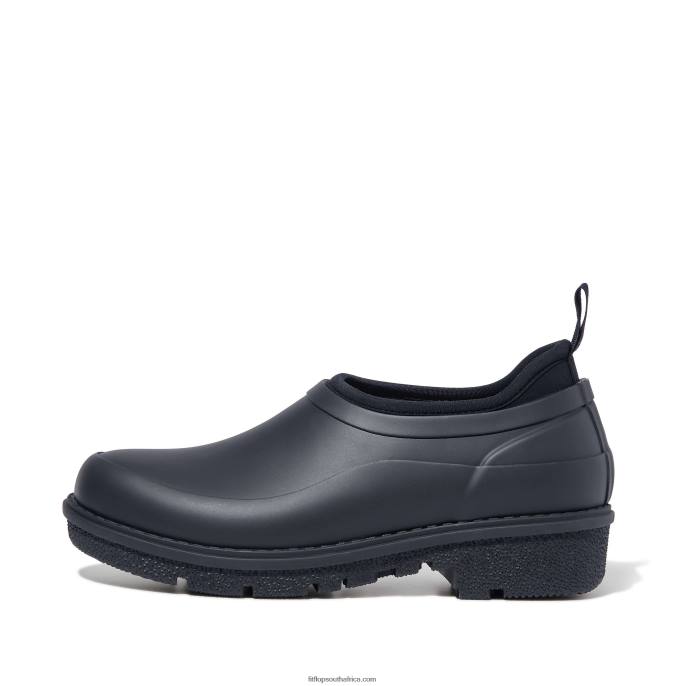Women WONDERCLOG Waterproof Rubber Clogs Fitflop 882F341 Midnight Navy