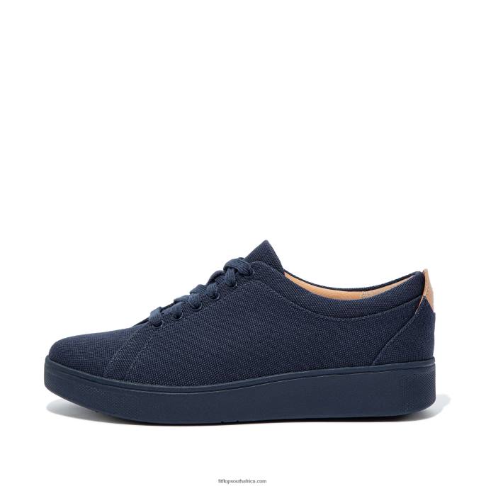 Women RALLY Canvas Trainers Fitflop 882F270 Midnight Navy