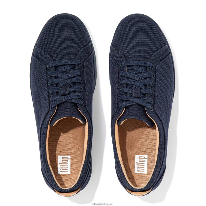 Women RALLY Canvas Trainers Fitflop 882F270 Midnight Navy