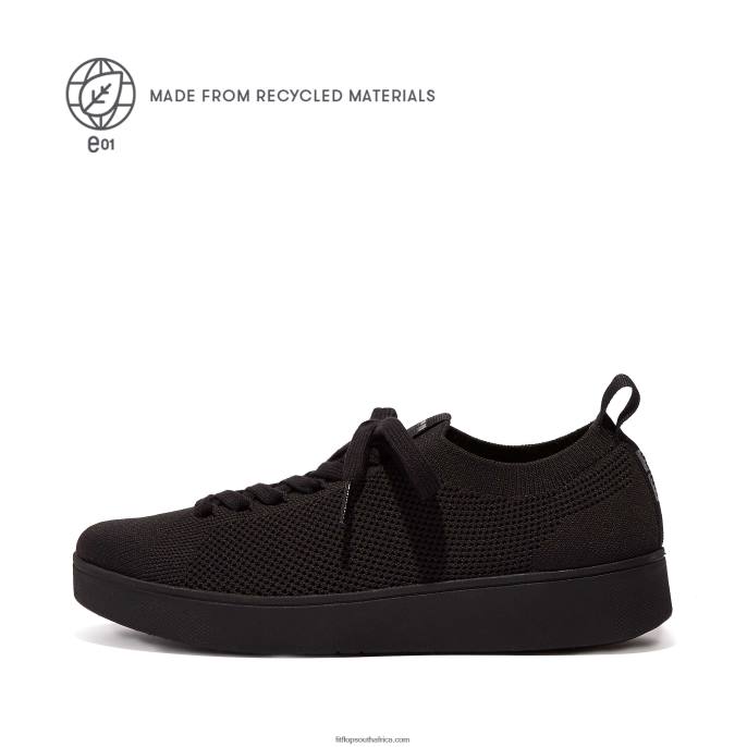 Women RALLY E01 Multi-Knit Trainers Fitflop 882F273 All Black