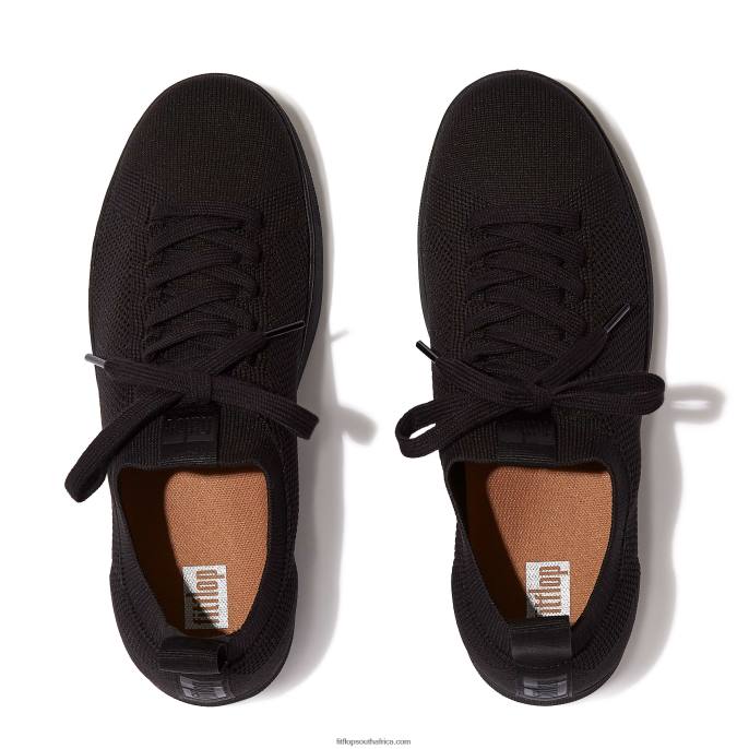 Women RALLY E01 Multi-Knit Trainers Fitflop 882F273 All Black