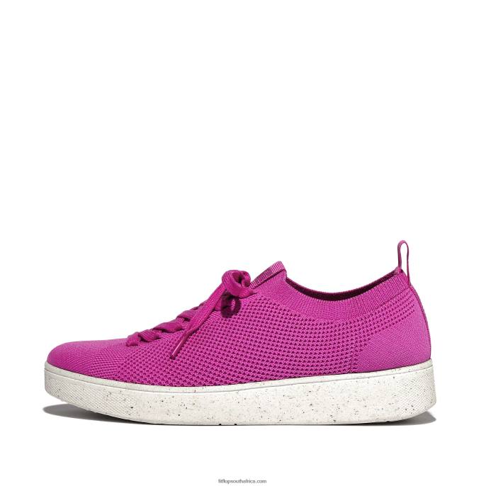 Women RALLY E01 Multi-Knit Trainers Fitflop 882F276 Miami Violet
