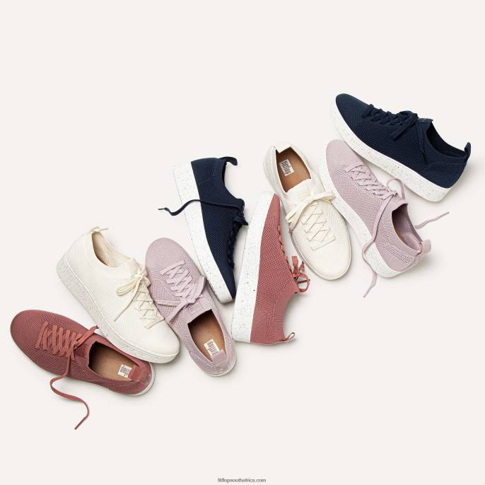 Women RALLY E01 Multi-Knit Trainers Fitflop 882F277 Midnight Navy