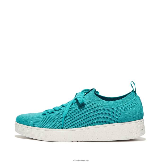 Women RALLY E01 Multi-Knit Trainers Fitflop 882F278 Tahiti Blue