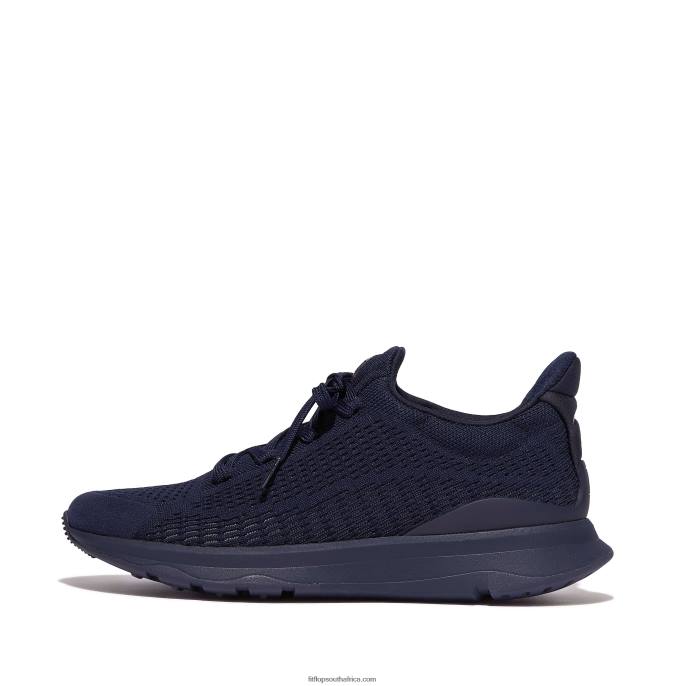 Women VITAMIN FFX Knit Sports Trainers Fitflop 882F252 All Navy